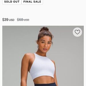 Lululemon Athletica Energy High-Neck Longline Bra Windmill 4